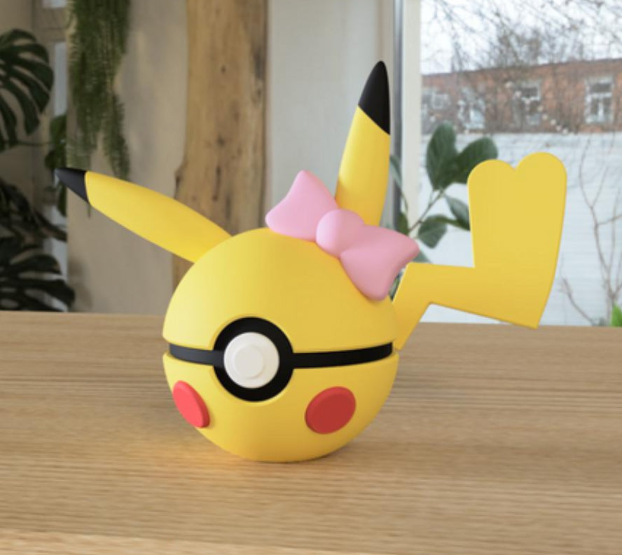 Female pikachu pokeball